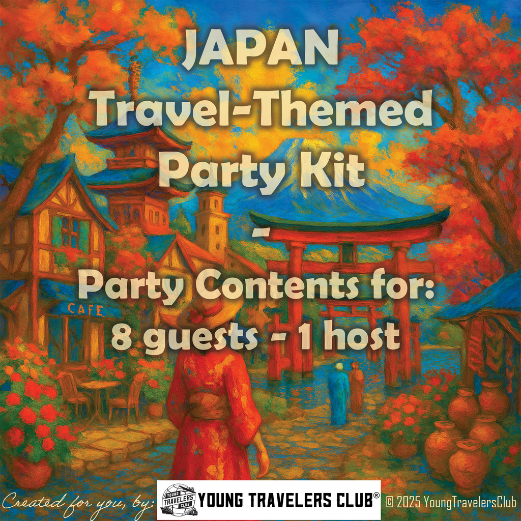 Japan Travel-Themed Party Kit