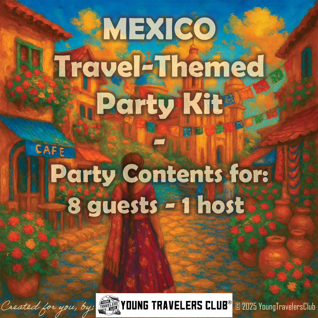 Mexico Travel-Themed Party Kit